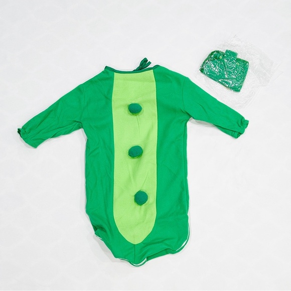 NIP Fun World Infant Pea Pod Bunting 2pc Halloween Cosplay Costume - Picture 1 of 8